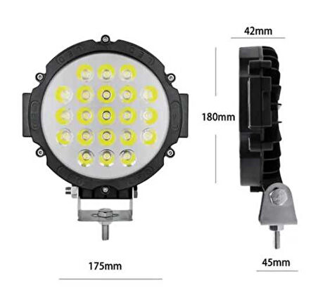 Knmaster Lander 63W Off Road Led Sis Farı