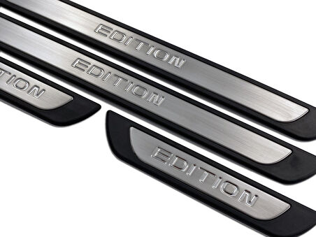Volkswagen Tiguan Krom Kapı Eşik Koruması Edition Line  2011-2015 4 Parça