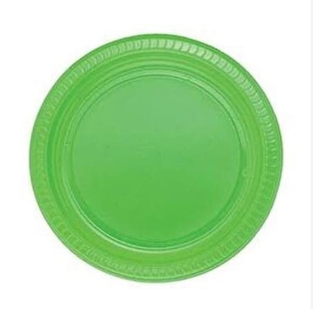 Özel Üretim Toplantı Kutlama Davet PLASTİK TABAK 25 Lİ YEŞİL