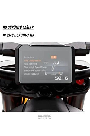 KTM 1390 Super Duke R Evo 5 inç 2024 Dijital Gösterge Uyumlu Nano Ekran Koruyucu