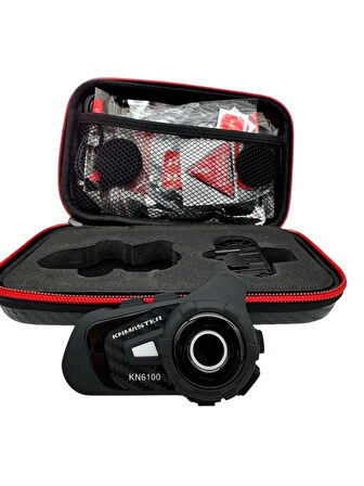 Knmaster KN6100 Karbon - Bluetooth İnterkom Seti