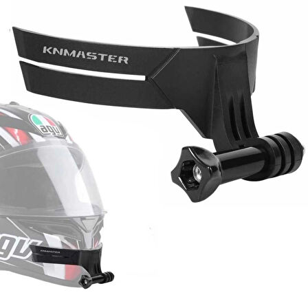 Knmaster HC-20 Motosiklet Kask Çene Yapıştırıcılı Telefon Ve Aksiyon Kamera Tutucu Full Set