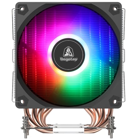 Segotep K4A Siyah LED 120 mm AMD Uyumlu Hava Soğutucu