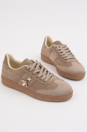 Kadın Kelebek Yıldız Tokalı Günlük Sneaker