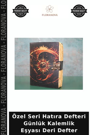 Özel Seri Hatıra Defteri Günlük Kalemlik Eşyası Deri Defter