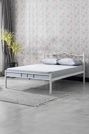 METAL KARYOLA, K50 BEYAZ 160X200 METAL KARYOLA