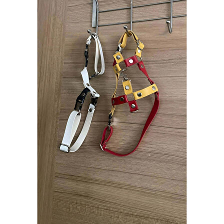 MARSİLYAN- Deri Kedi Gezdirme Tasması, Deri Kedi Göğüs Tasması - NPC013