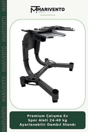Premium Çalışma Ev Spor Aleti 24-40 kg Ayarlanabilir Dambıl Standı