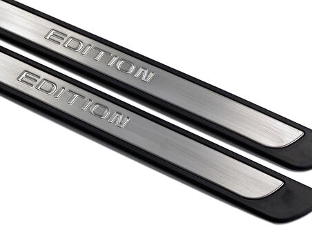 Fiat Doblo 2 Krom Kapı Eşik Koruması Edition Line 2015 Üzeri 2 Parça