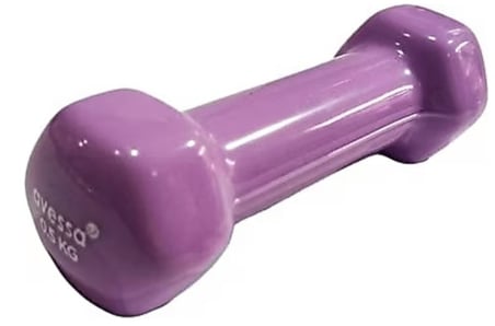 Özel Üretim Ev Sporu Kas Çalışması Fitness PVC-0,5 kg 0,5 kg PVC Dambıl Kaplama