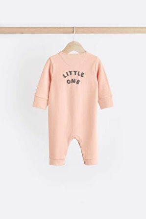 Next Baby Pamuklu Krem  Ayaksız  3 ' lü Tulum Set