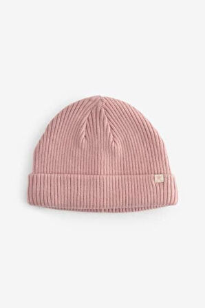 Next Baby Pembe Örgü Şapka 2'li Set