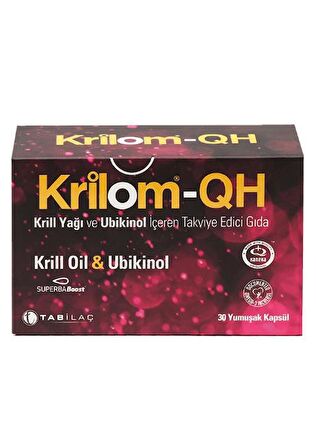 Krilom QH Krill Oil & Ubikinol 30 Yumuşak Kapsül