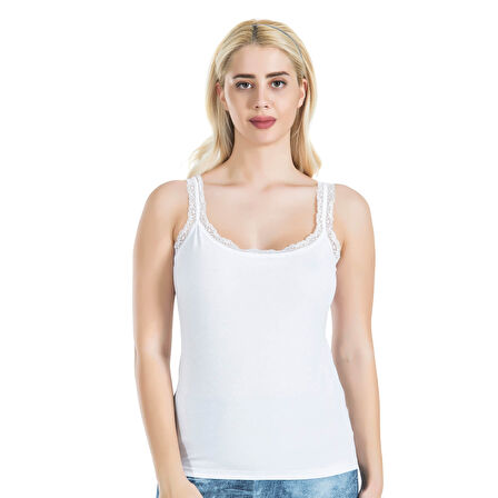 MARSiLYAN- Dantelli Kadın Atlet 214