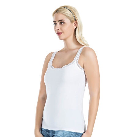 MARSiLYAN- Dantelli Kadın Atlet 214