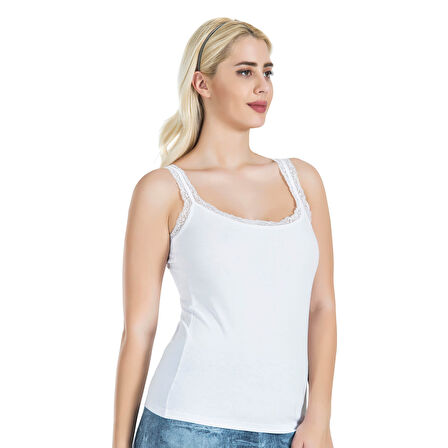 MARSiLYAN- Dantelli Kadın Atlet 214