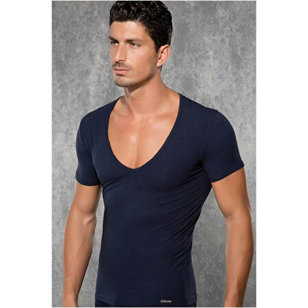 Doreanse  Yırtık Yaka Erkek T-shirt 2820