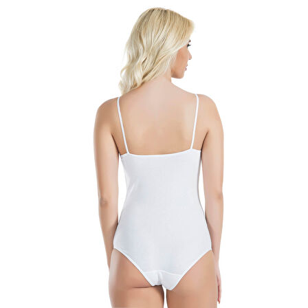 MARSiLYAN- Dantelli Çıtçıtlı Kadın Body 311