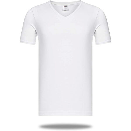 Star 206 Modal Yarım Kol V-yaka T-shirt Atlet