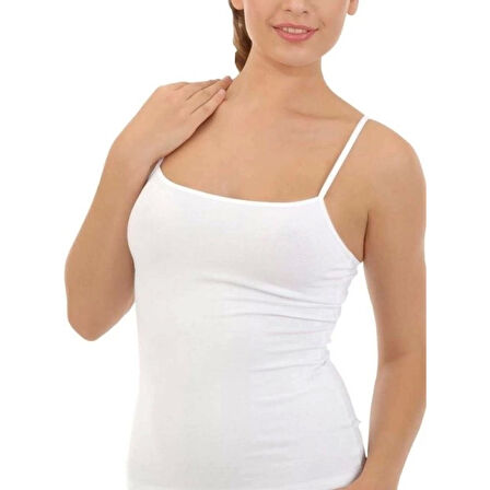 MARSiLYAN- 1237 İp Askılı Modal Süprem Kadın Atlet