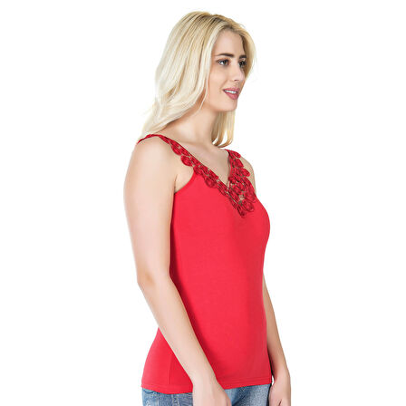 MARSiLYAN- Güpürlü Kadın Tişört 268