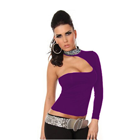 MARSiLYAN- B101432 Pul Payet Aksesuarlı Bluz