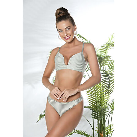 Dekolte Sütyen Ve String Takım Mint Yeşili (brf31772)