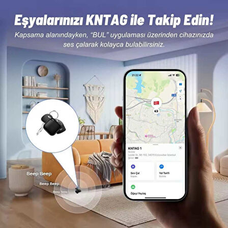 KNMaster KNTAG 1 Akıllı Takip Cihazı (Apple)