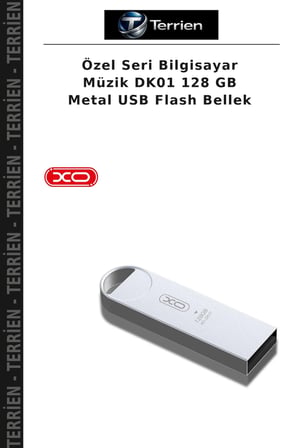 Özel Seri Bilgisayar Müzik DK01 128 GB Metal USB Flash Bellek