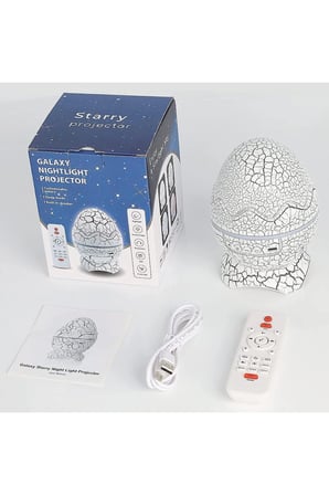 LED Yıldızlı Gökyüzü Projektörü Gece Lambası Çocuk Galaxy Star Lambası Projektörü Bluetooth Hoparlör