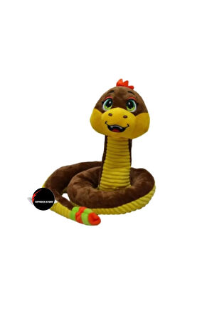 Sevimli Yılan Peluş Oyuncak Yastık Boyunluk 35 cm