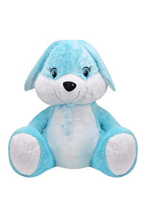 Büyük Boy Peluş Tavşan Oyuncak 80 Cm Mavi 1275