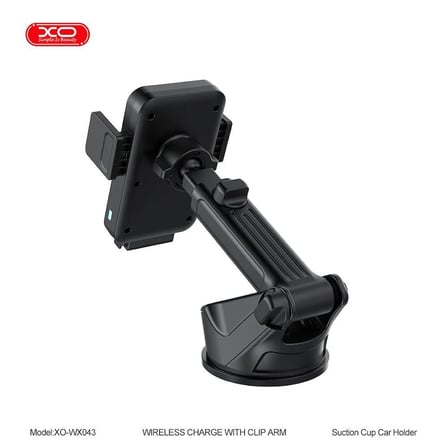 Telefon Tutucu Güç Standı Seyahat Aksesuarı WX043 15W Araç İçi Kablosuz Şarj Cihazı Vantuzlu Model