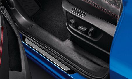 S-Dizayn Fiat Egea HB Krom Kapı Eşik Koruması Krom Line 2015 Üzeri 4 Parça