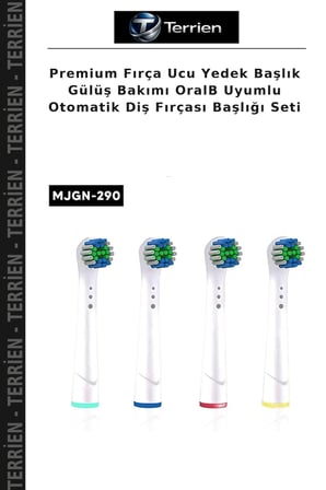 Premium Fırça Ucu Yedek Başlık Gülüş Bakımı OralB Uyumlu Otomatik Diş Fırçası Başlığı Seti