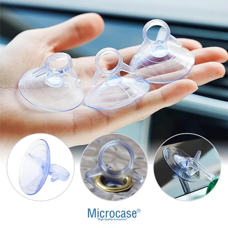 Microcase Çok Amaçlı Vantuz 4.5cm 4 Adet Şeffaf - AL5885