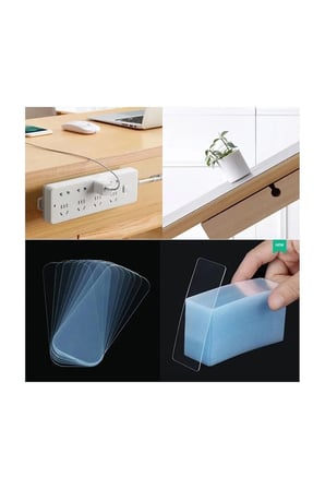 Leke Iz Bırakmayan Çift Taraflı Suya Dayaklık 60 Parça Bant 1 X 4,5cm