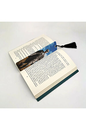 Mustafa Kemal Atatürk Baskılı, Püsküllü Kitap Ayracı (hediyelik Bookmark,ayraç-103)