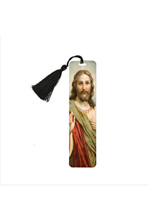 Hz.isa Baskılı, Püsküllü Kitap Ayracı (Bookmark,ayraç-104)