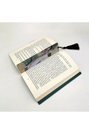 Vazo Yerleştiren Kız(osman Hamdi Bey) Baskılı, Püsküllü Kitap Ayracı (hediyelik Bookmark,ayraç-107)