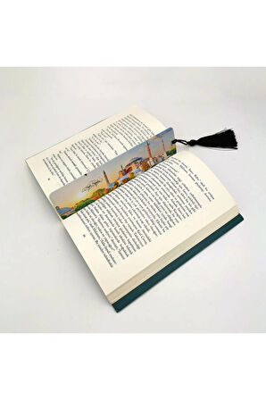 Ayasofya Baskılı, Püsküllü Kitap Ayracı (hediyelik Bookmark,ayraç-065)