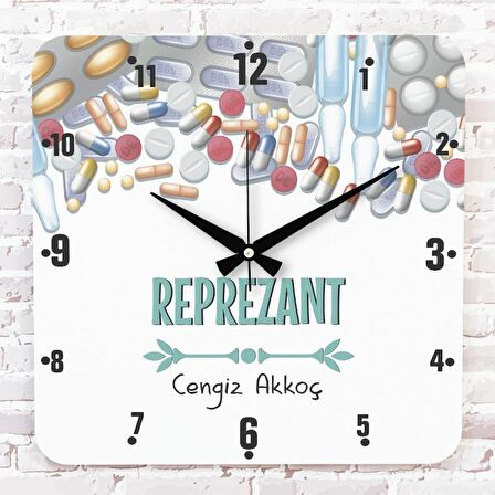 Reprezanta Hediye Ahşap Saat 33cm KA01-1082