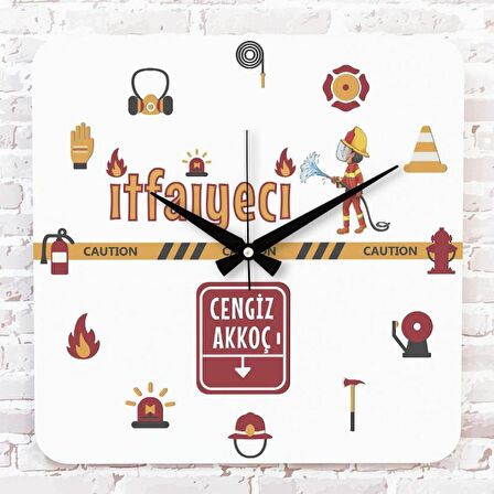 İftaiyeciye Hediye Ahşap Saat 33cm KA01-1163