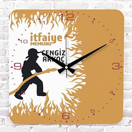 İftaiyeciye Hediye Ahşap Saat 33cm KA01-1165