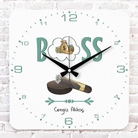 Patrona Hediye Ahşap Saat 33cm KA01-1246