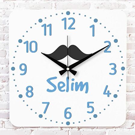 Sevgililer Günü Hediyesi Ahşap Saat 33cm KA01-1336