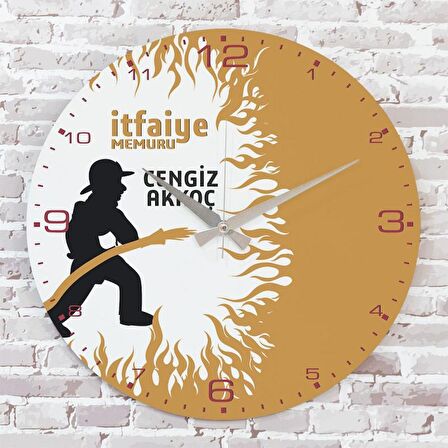 İftaiyeciye Hediye Ahşap Saat 33cm  KA02-1164