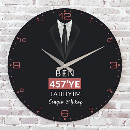 Memura Hediye Ahşap Saat 33cm  KA02-1231