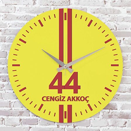 Sarı & Kırmızı Malatyalılara Hediye Saat 33cm  KA02-1594