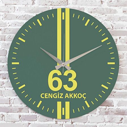 Sarı & Yeşil Şanlıurfalılara Hediye Saat 33cm  KA02-1614